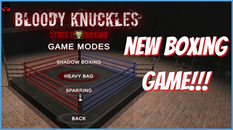 bloody knuckles game|bloody knuckles street boxing démo.